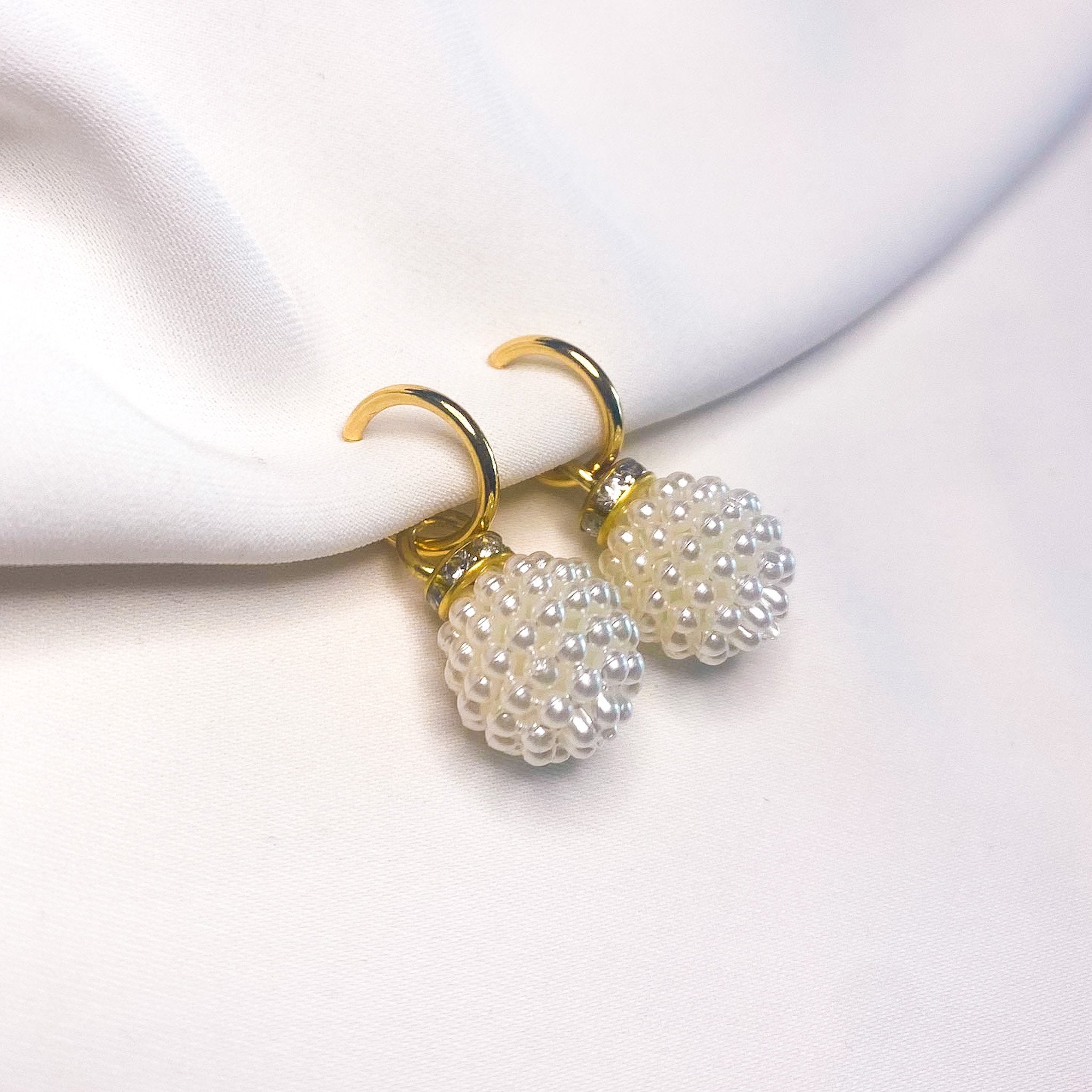 HANLI 14K Vergulde Oorbellen met Kubieke Zirkonia voor Dames HANLI 14K Vergulde Oorbellen met Kubieke Zirkonia voor Dames