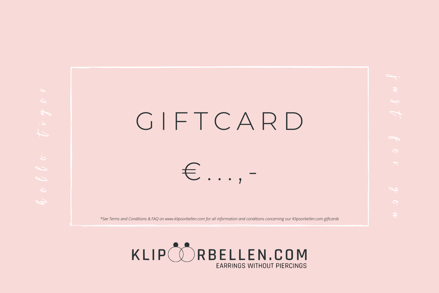 Cadeaubon Klipoorbellen.com - Klipoorbellen.comCadeaubonnen€ 10,00
