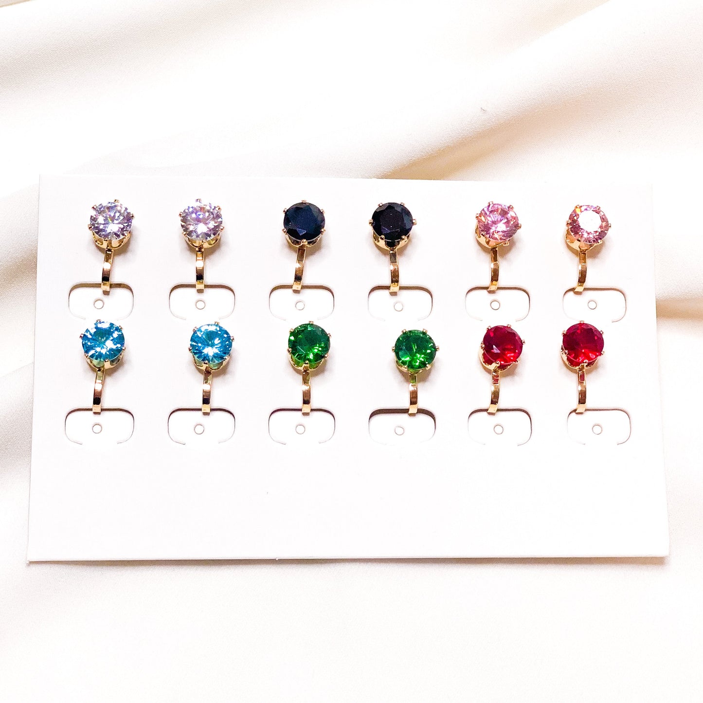 Mix & Mingle - Set van 6 - Klipoorbellen.comBlack